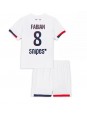 Billige Paris Saint-Germain Fabian Ruiz #8 Bortedraktsett Barn 2025-26 Kortermet (+ Korte bukser)